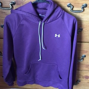 Purple under armour sweatshirt!